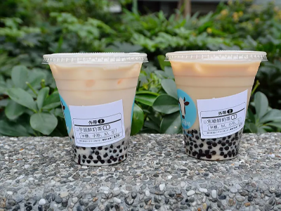 贴在奶茶上的标签是热敏纸吗？